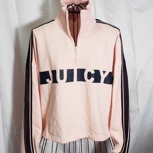 Juicy Couture Racer Terry Pullover NWT